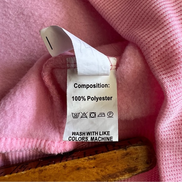 SHEIN : solid pink sweatshirt - Picture 5 of 7